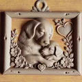 Đồng Hồ Dịu Dàng Của Mẹ – Relief Tình Yêu Chó Mẹ Con - Thumbnail 2