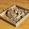 Đồng Hồ Dịu Dàng Của Mẹ – Relief Tình Yêu Chó Mẹ Con - Thumbnail 4