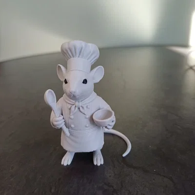 Tượng Chuột Đầu Bếp (Chef Mouse Figurine)