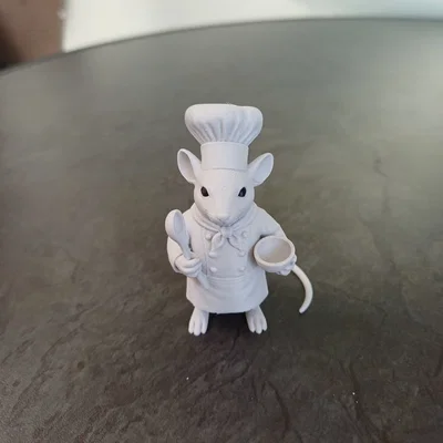 Tượng Chuột Đầu Bếp (Chef Mouse Figurine)