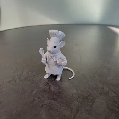 Tượng Chuột Đầu Bếp (Chef Mouse Figurine)