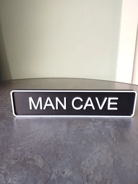 Bảng hiệu Man Cave – Decor ngầu cho Garage & Nhà - Image 1