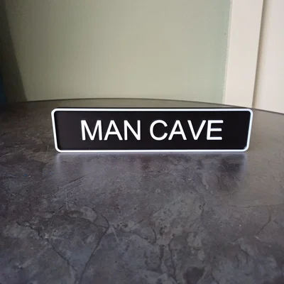 Bảng hiệu Man Cave – Decor ngầu cho Garage & Nhà