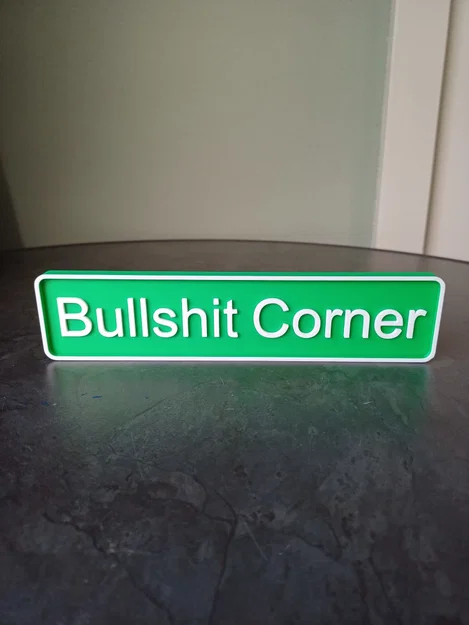 Bảng “Bullshit Corner” – Decor hài hước cho văn phòng - Image 1