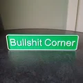 Bảng “Bullshit Corner” – Decor hài hước cho văn phòng - Thumbnail 1