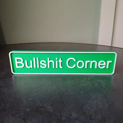 Bảng “Bullshit Corner” – Decor hài hước cho văn phòng