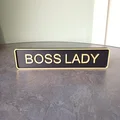 Bảng để bàn Boss Lady – Decor văn phòng cá tính cho phái nữ - Thumbnail 2