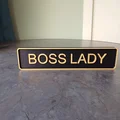Bảng để bàn Boss Lady – Decor văn phòng cá tính cho phái nữ - Thumbnail 3