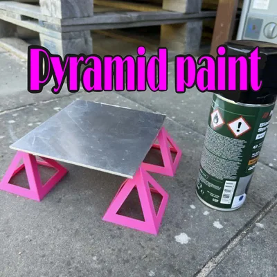 Pyramid làm chân đỡ để sơn, phủ coating, xịt sơn