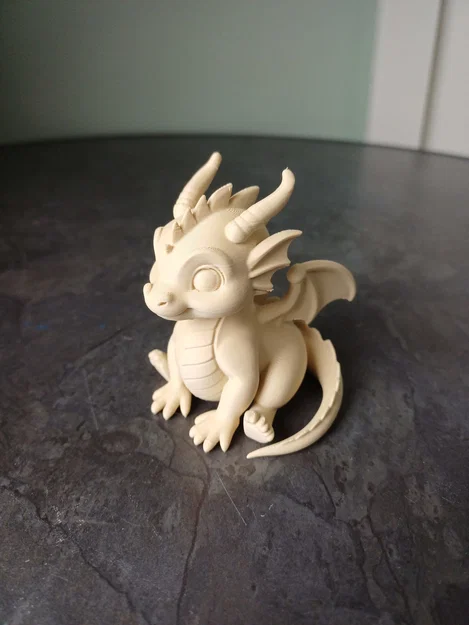 Tượng Rồng Con Dễ Thương (Cute Baby Dragon Figurine) - Image 1