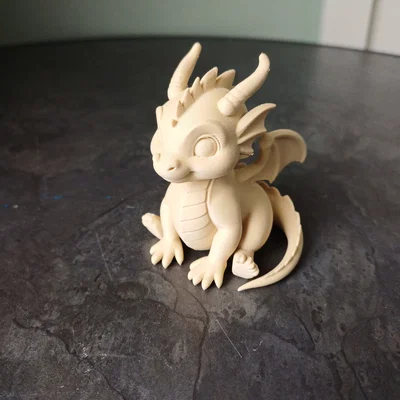 Tượng Rồng Con Dễ Thương (Cute Baby Dragon Figurine)