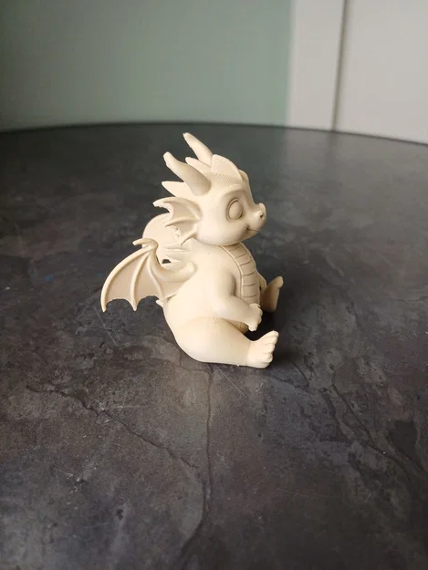 Bé Rồng Con Ngồi Dễ Thương (Cute Sitting Baby Dragon) - Image 2