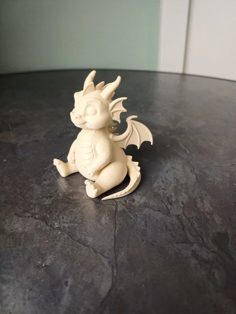 Bé Rồng Con Ngồi Dễ Thương (Cute Sitting Baby Dragon) - Image 4