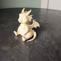Bé Rồng Con Ngồi Dễ Thương (Cute Sitting Baby Dragon) - Thumbnail 4