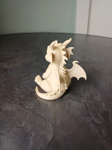 Bé Rồng Con Ngồi Dễ Thương (Cute Sitting Baby Dragon) - Image 5