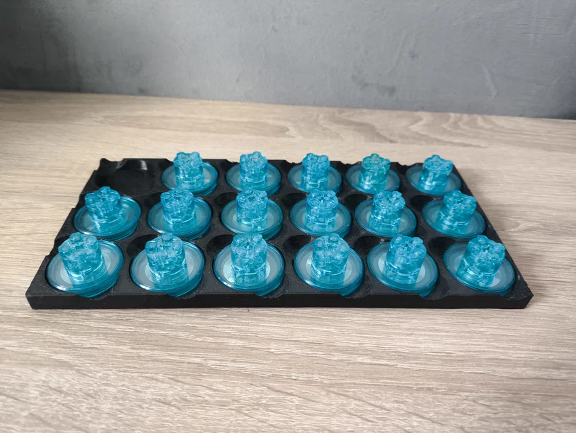 Kẹp giữ thẻ tag đồ chơi Lego Dimensions 18 cho ngăn kéo Lego - Image 1