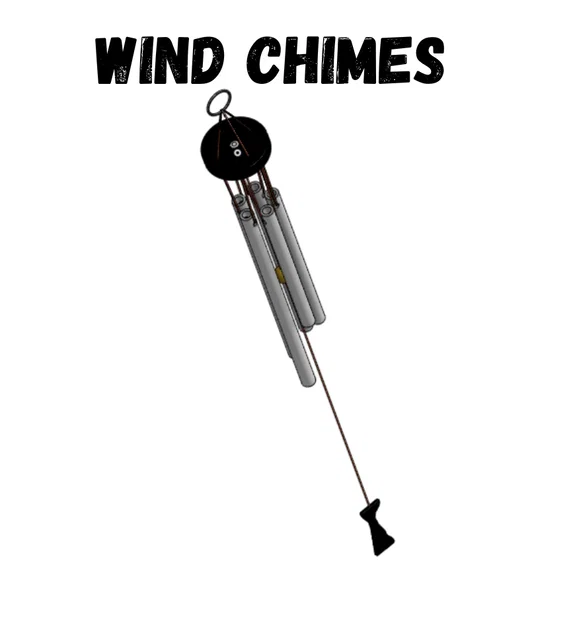 Mô hình chuông gió 3D (Wind Chimes) trang trí độc đáo - Image 1