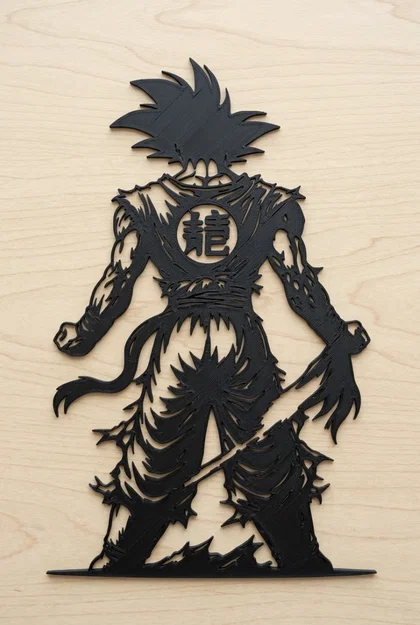 Mô hình trang trí treo tường Goku 2D phong cách Dragon Ball - Image 1