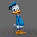 Mô hình chú vịt hoạt hình dễ thương (Blue Duck AI) - File in 3D - Thumbnail 1