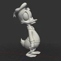 Mô hình chú vịt hoạt hình dễ thương (Blue Duck AI) - File in 3D - Thumbnail 4