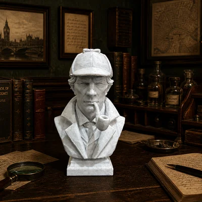 Tượng Bust Sherlock Holmes