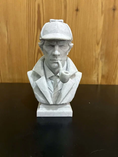 Tượng Bust Sherlock Holmes - Image 2