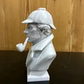 Tượng Bust Sherlock Holmes - Thumbnail 5