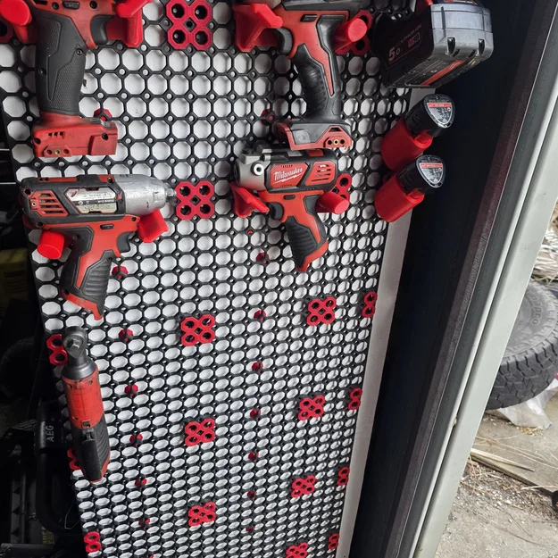 Bộ gắn Milwaukee M12 lên tường Multi board - Image 4
