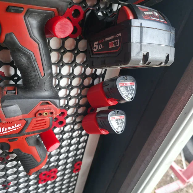 Bộ gắn Milwaukee M12 lên tường Multi board - Image 12