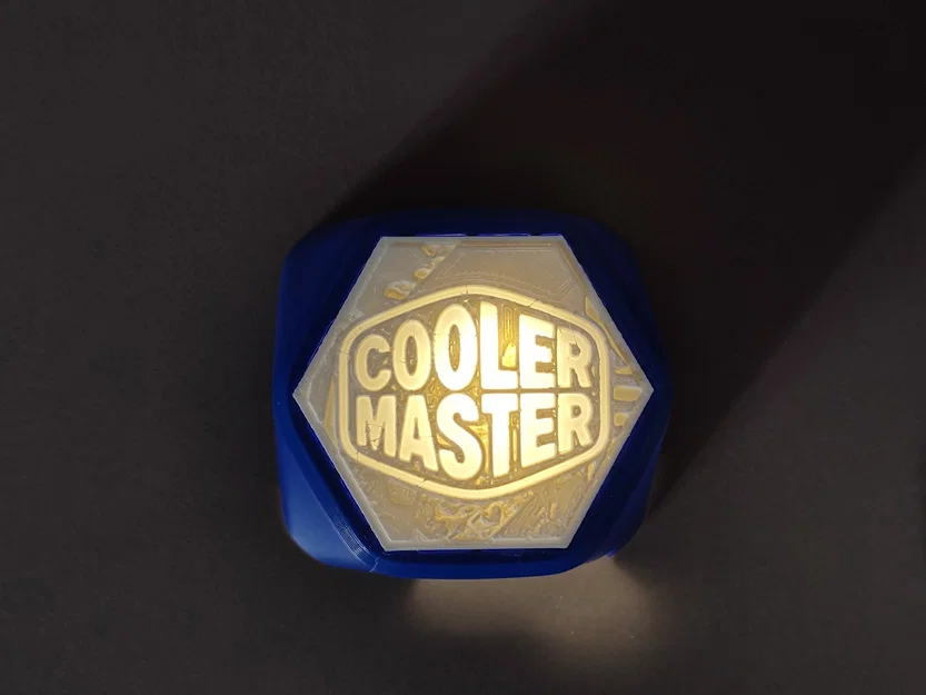 Nắp che pump Lithophane lục giác (Hex) cho Cooler Master AIO - Image 1