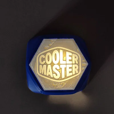 Nắp che pump Lithophane lục giác (Hex) cho Cooler Master AIO