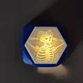 Nắp che pump Lithophane lục giác (Hex) cho Cooler Master AIO - Thumbnail 3