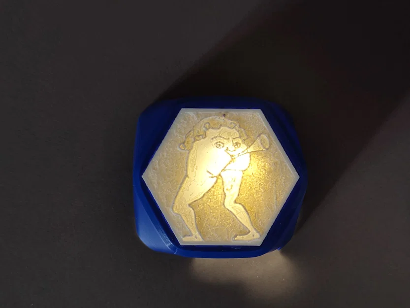 Nắp che pump Lithophane lục giác (Hex) cho Cooler Master AIO - Image 6