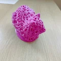 Đèn ngủ hình mèo họa tiết Voronoi - File 3D in ấn nghệ thuật - Thumbnail 3