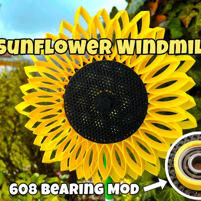 Cối gió Hoa Hướng Dương – Mod bạc đạn 608 (Chính thức)