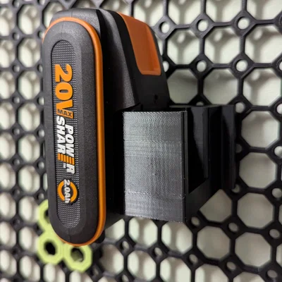 Giá treo pin Worx PowerShare cho Multiboard - In 3D tiện lợi