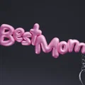 Móc khóa chữ bong bóng “BEST MOM” – Quà Mother’s Day cho Mẹ - Thumbnail 1