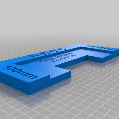 Template phay âm bản lề cửa (Door Hinge Template) – kèm spacer