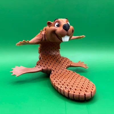 Flexi Beaver – Hải ly khớp dẻo (Flexi) dễ in