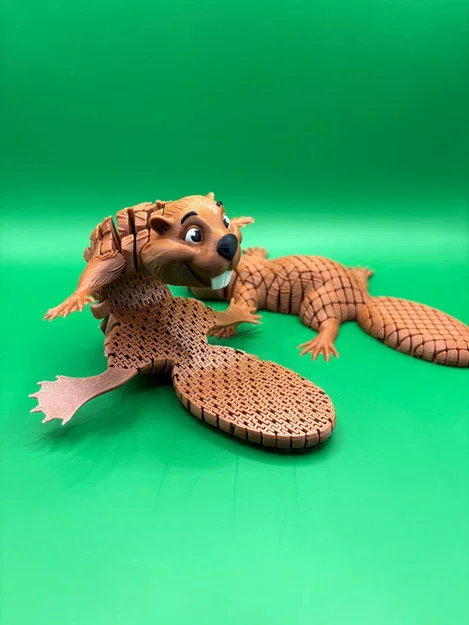 Flexi Beaver – Hải ly khớp dẻo (Flexi) dễ in - Image 3