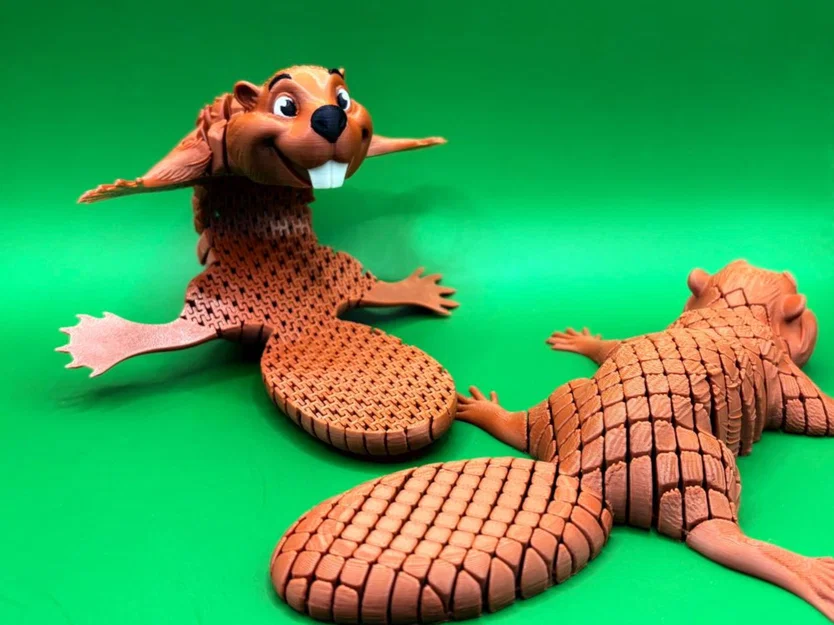 Flexi Beaver – Hải ly khớp dẻo (Flexi) dễ in - Image 5