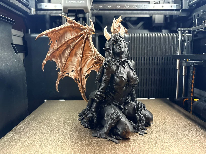 Mô hình Devil Girl 3D - Thiết kế tượng quỷ nữ phong cách Fantasy - Image 1