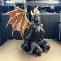 Mô hình Devil Girl 3D - Thiết kế tượng quỷ nữ phong cách Fantasy - Thumbnail 1