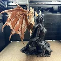 Mô hình Devil Girl 3D - Thiết kế tượng quỷ nữ phong cách Fantasy - Thumbnail 4