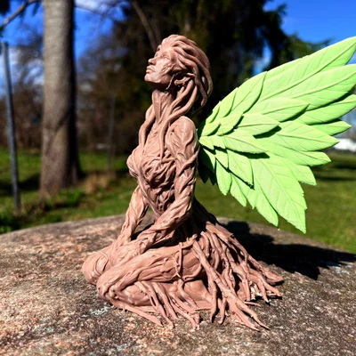 Mô hình 3D Tinh linh rừng xanh đầy nghệ thuật (Forest Spirit)