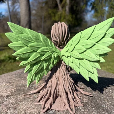 Mô hình 3D Tinh linh rừng xanh đầy nghệ thuật (Forest Spirit)