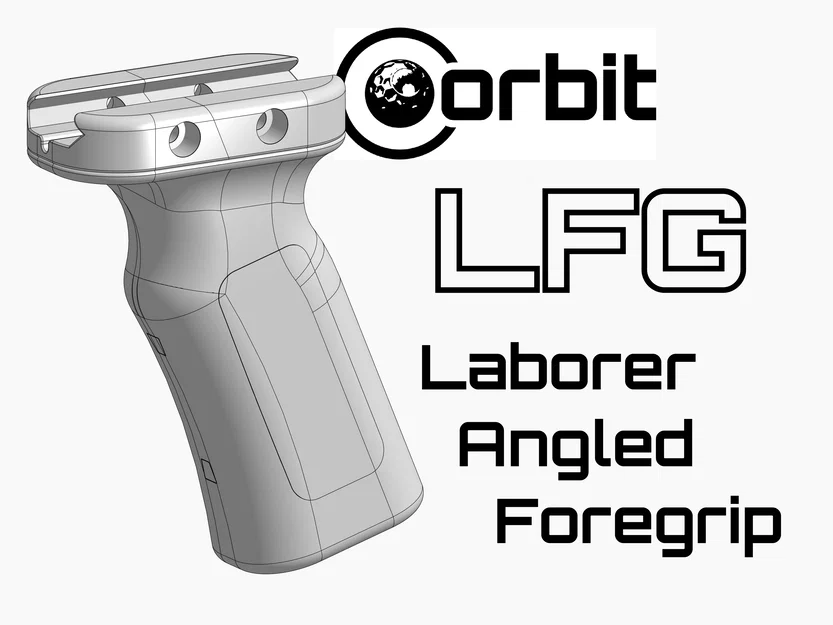LFG - Tay cầm trước góc nghiêng lấy cảm hứng từ Worker - Image 1