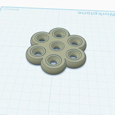 Fidget Spinner Hình Ngôi Sao (Print in Place)