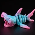 Cá Mập Đầu Búa Skeleton Articulated – Không Cần Supports! - Thumbnail 1