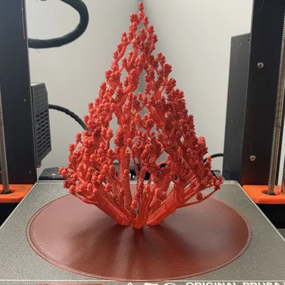 Cây Thông Noel Hữu Cơ (OpenSCAD)